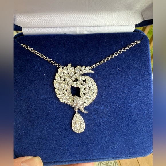 Camrose & Kross JBK “Aunt Esther’s Pave Necklace” • Box & COA - Picture 1 of 6